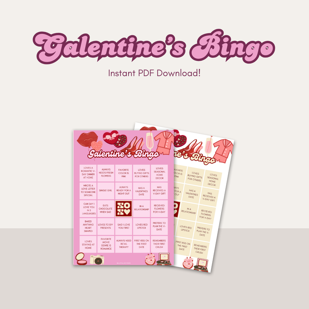 Galentine's Bingo